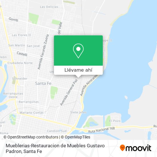 Mapa de Mueblerias-Restauracion de Muebles Gustavo Padron