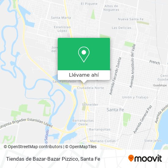 Mapa de Tiendas de Bazar-Bazar Pizzico