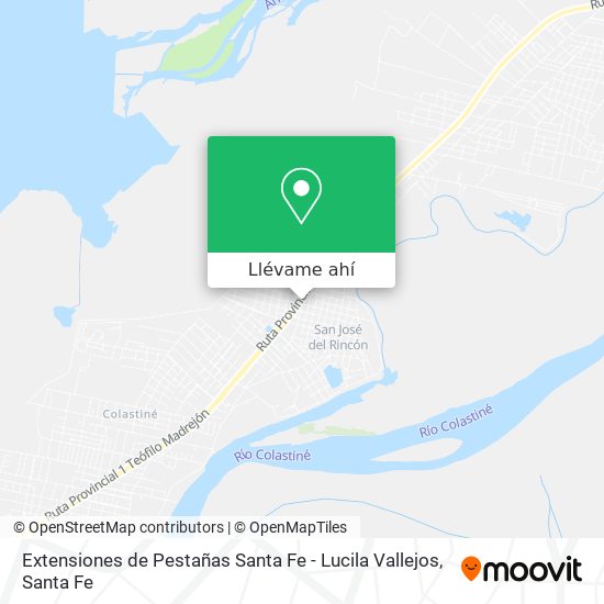 Mapa de Extensiones de Pestañas Santa Fe - Lucila Vallejos