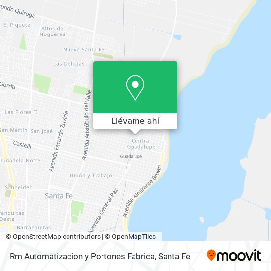 Mapa de Rm Automatizacion y Portones Fabrica