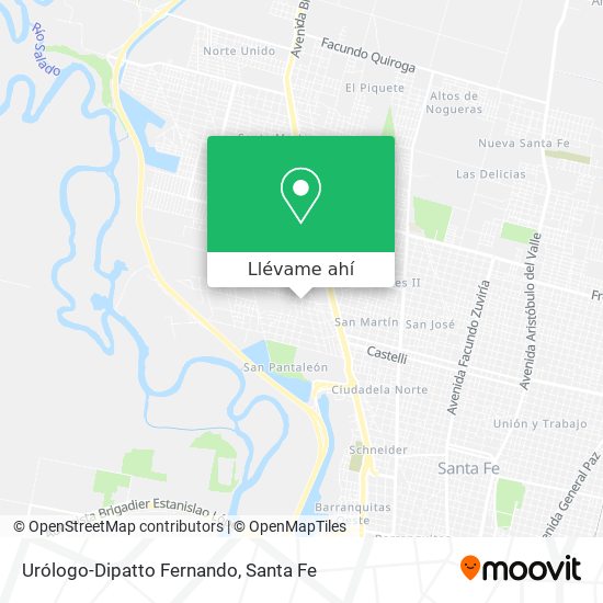 Mapa de Urólogo-Dipatto Fernando