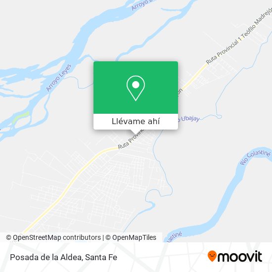 Mapa de Posada de la Aldea