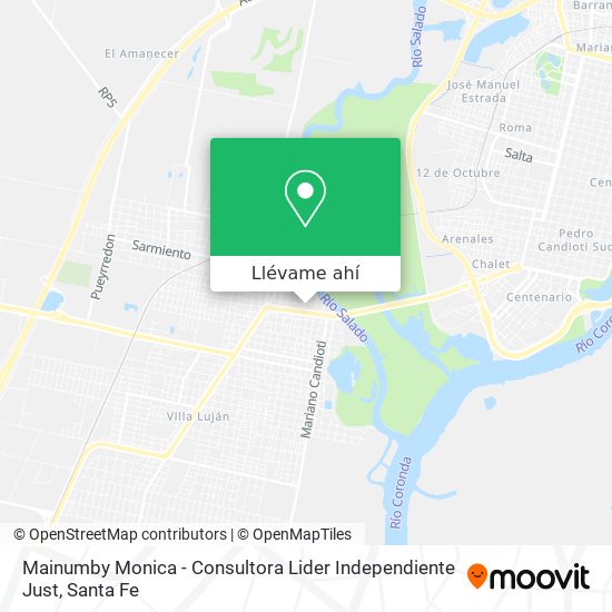 Mapa de Mainumby Monica - Consultora Lider Independiente Just