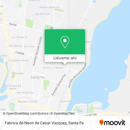 Mapa de Fabrica de Neon de Cesar Vazquez