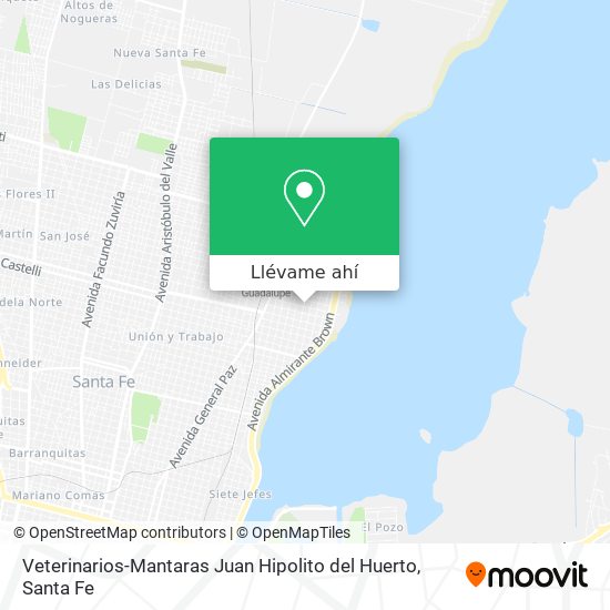 Mapa de Veterinarios-Mantaras Juan Hipolito del Huerto