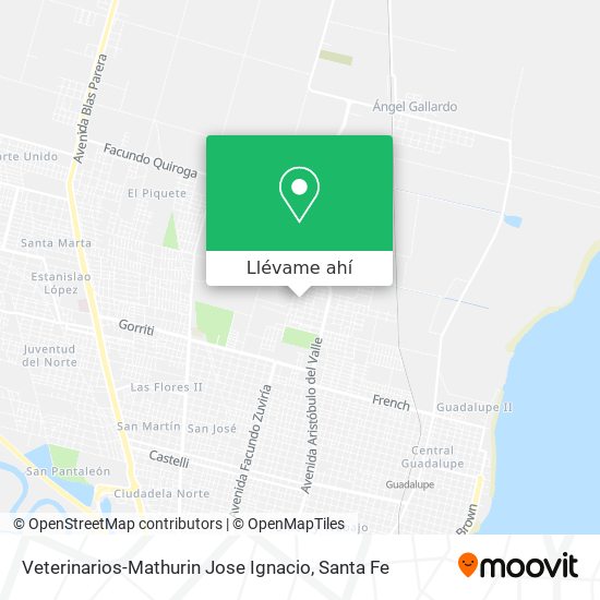 Mapa de Veterinarios-Mathurin Jose Ignacio