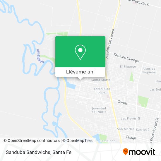 Mapa de Sanduba Sandwichs