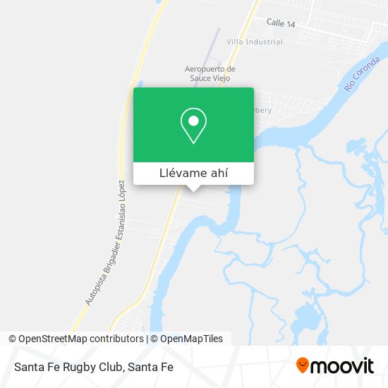 Mapa de Santa Fe Rugby Club