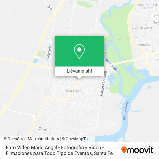 Mapa de Foto Video Mario Ángel - Fotografía y Video - Filmaciones para Todo Tipo de Eventos