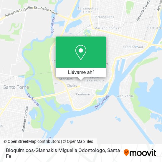 Mapa de Bioquimicos-Giannakis Miguel a Odontologo