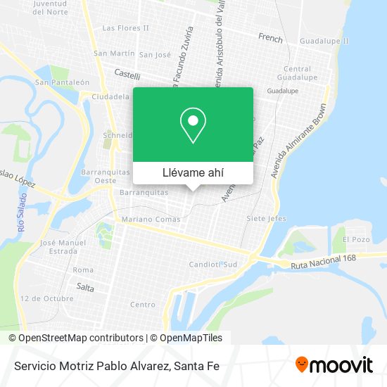 Mapa de Servicio Motriz Pablo Alvarez