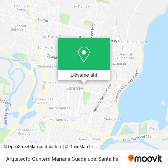 Mapa de Arquitecto-Guntern Mariana Guadalupe