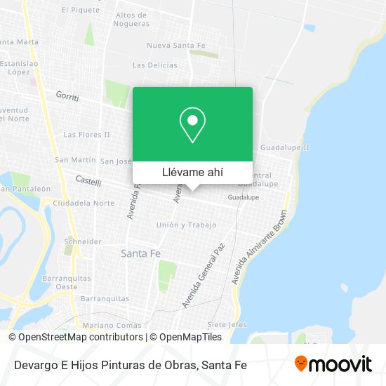 Mapa de Devargo E Hijos Pinturas de Obras