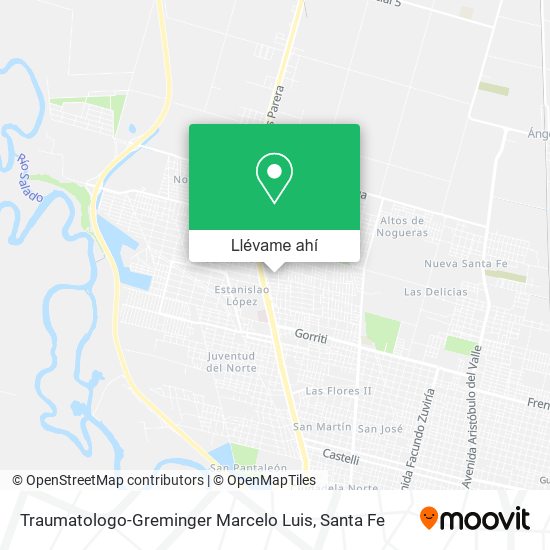 Mapa de Traumatologo-Greminger Marcelo Luis