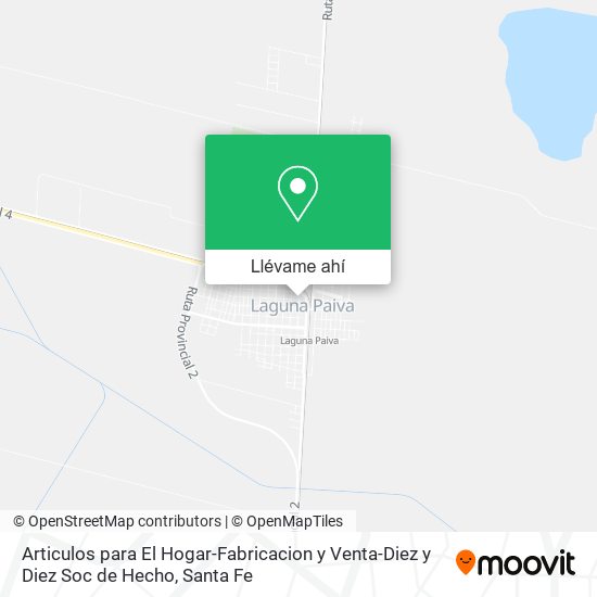 Mapa de Articulos para El Hogar-Fabricacion y Venta-Diez y Diez Soc de Hecho