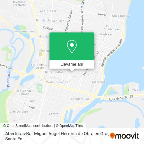 Mapa de Aberturas-Bar Miguel Angel Herrería de Obra en Gral