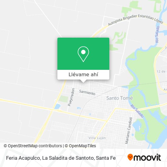 Mapa de Feria Acapulco, La Saladita de Santoto