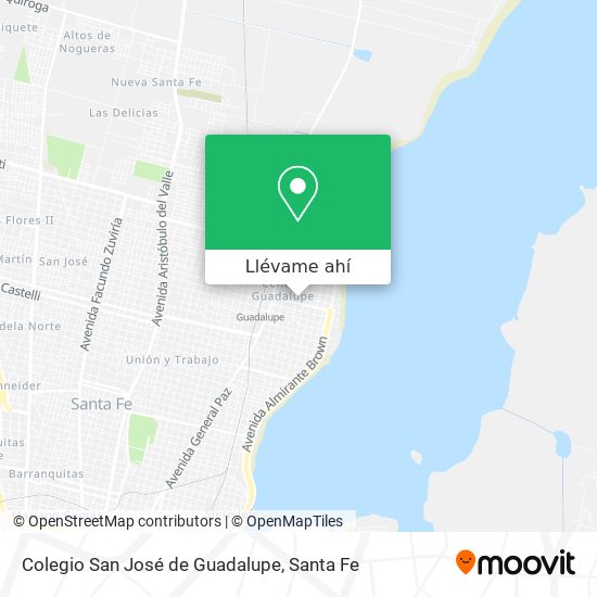 Mapa de Colegio San José de Guadalupe
