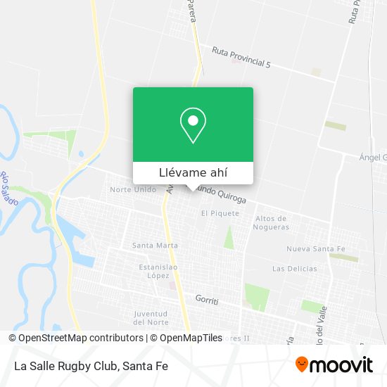Mapa de La Salle Rugby Club
