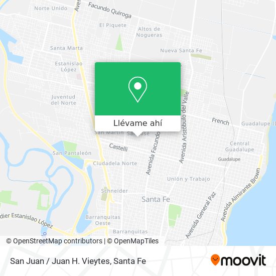Mapa de San Juan / Juan H. Vieytes