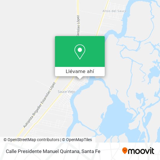 Mapa de Calle Presidente Manuel Quintana