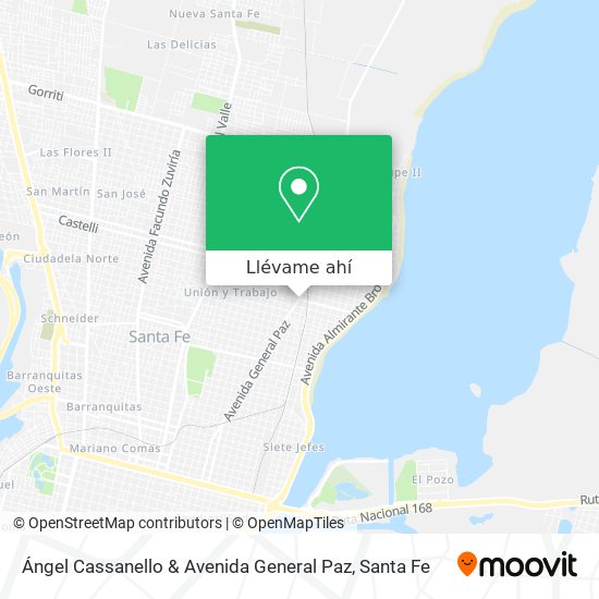 Mapa de Ángel Cassanello & Avenida General Paz