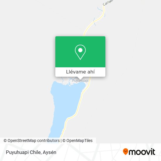 Mapa de Puyuhuapi Chile