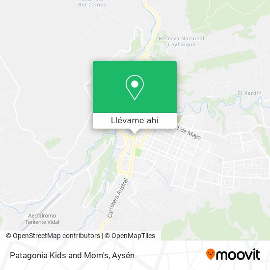 Mapa de Patagonia Kids and Mom's