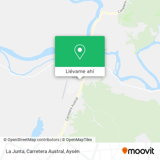 Mapa de La Junta, Carretera Austral