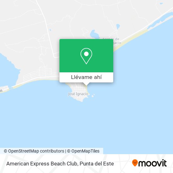 Mapa de American Express Beach Club