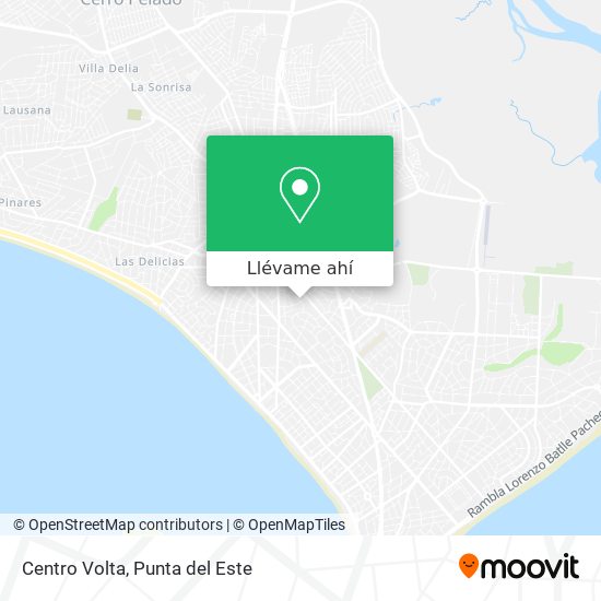 Mapa de Centro Volta