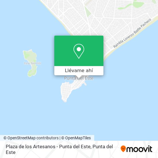 Mapa de Plaza de los Artesanos - Punta del Este