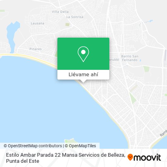 Mapa de Estilo Ambar Parada 22 Mansa Servicios de Belleza