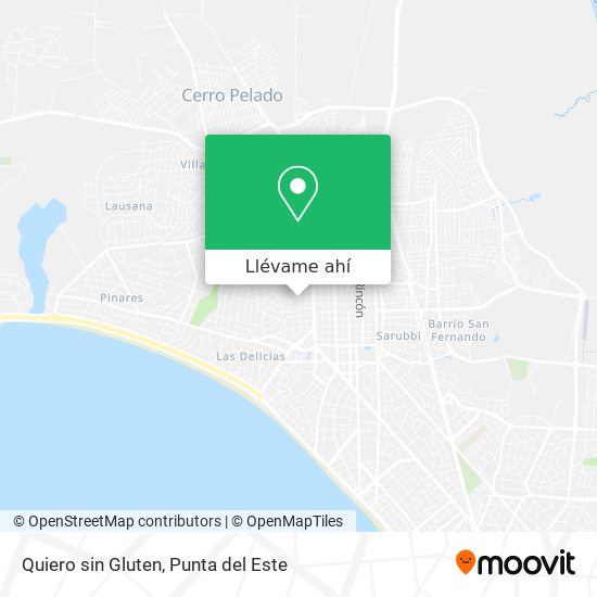 Mapa de Quiero sin Gluten