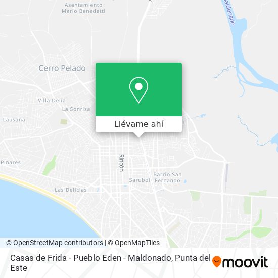 Mapa de Casas de Frida - Pueblo Eden - Maldonado