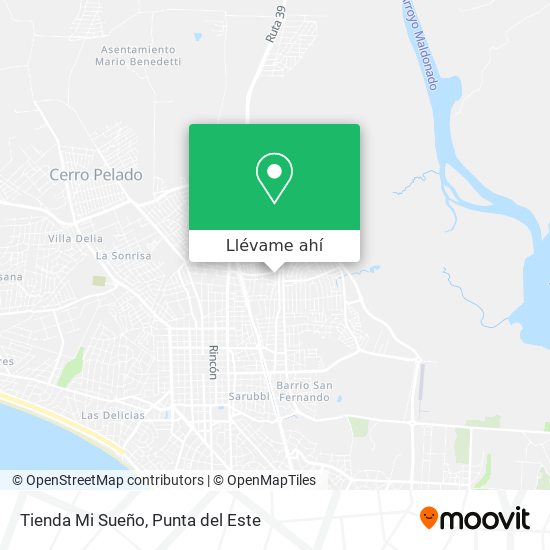 Mapa de Tienda Mi Sueño