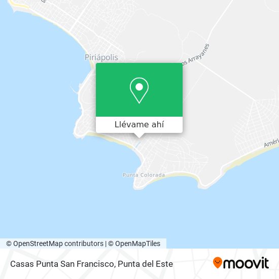 Mapa de Casas Punta San Francisco