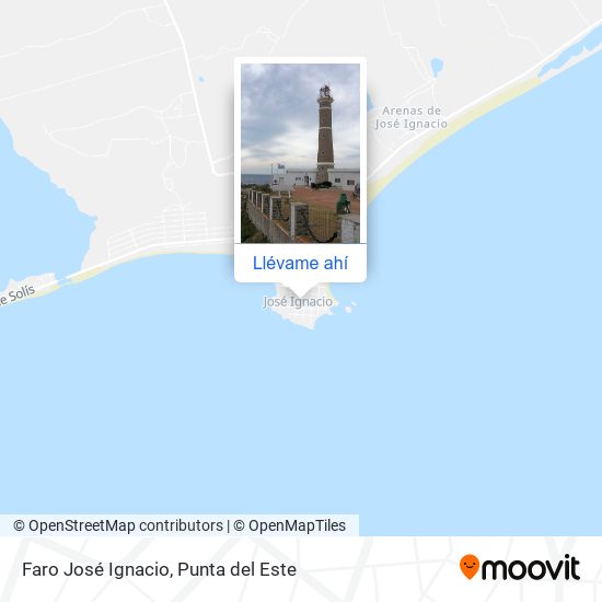 Mapa de Faro José Ignacio