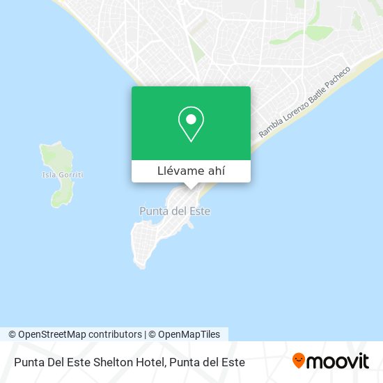 Mapa de Punta Del Este Shelton Hotel