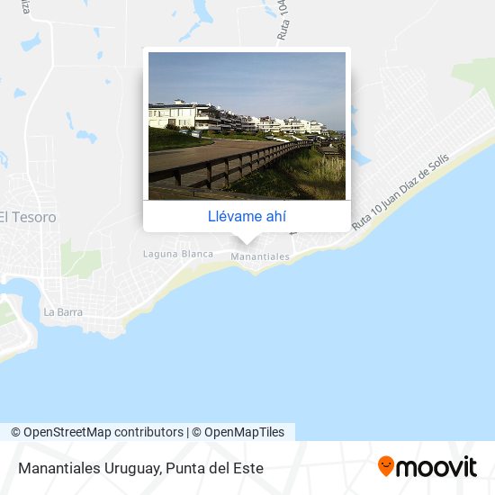 Mapa de Manantiales Uruguay