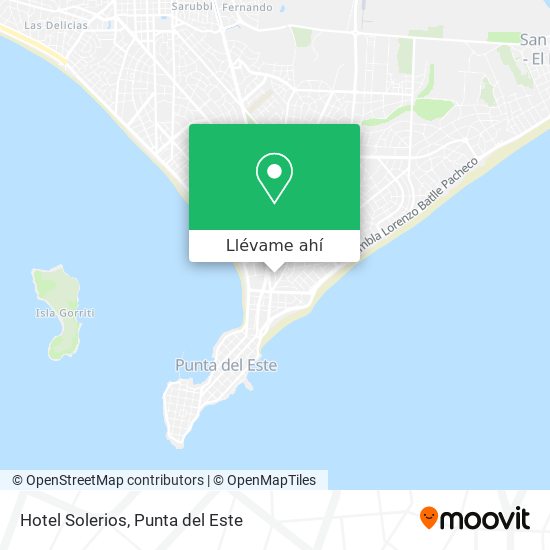 Mapa de Hotel Solerios