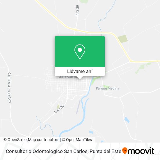 Mapa de Consultorio Odontológico San Carlos