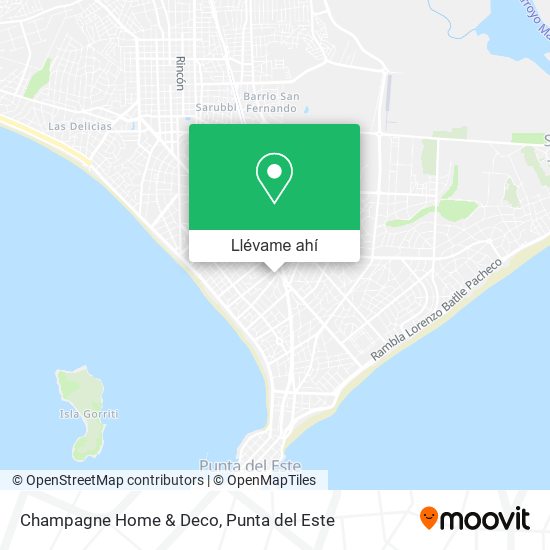 Mapa de Champagne Home & Deco