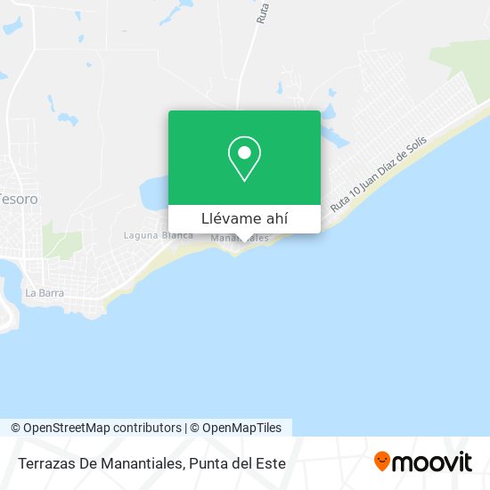 Mapa de Terrazas De Manantiales