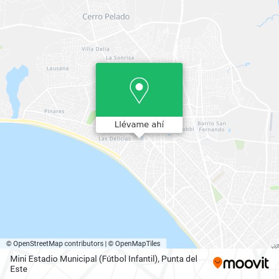 Mapa de Mini Estadio Municipal (Fútbol Infantil)