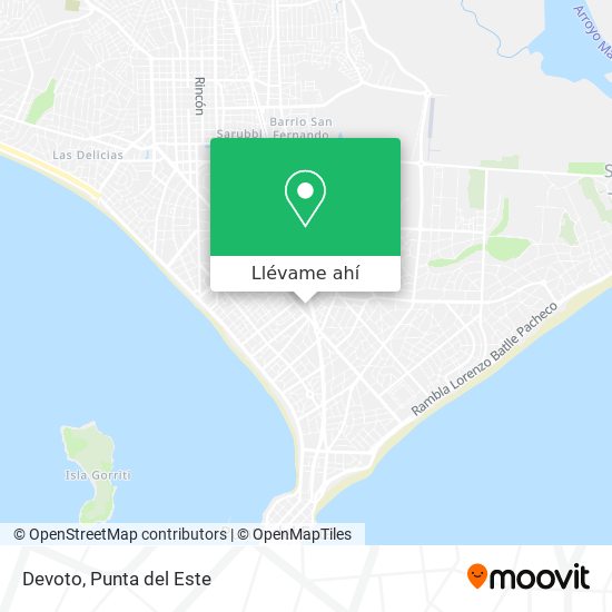 Mapa de Devoto