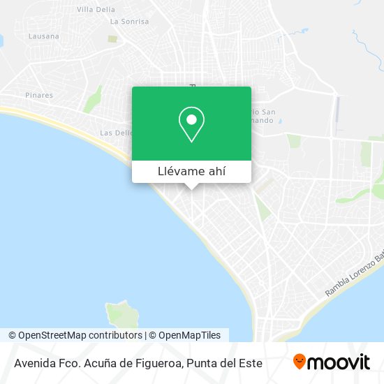 Mapa de Avenida Fco. Acuña de Figueroa