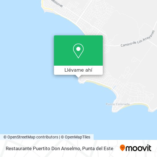 Mapa de Restaurante Puertito Don Anselmo