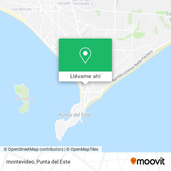 Mapa de montevideo