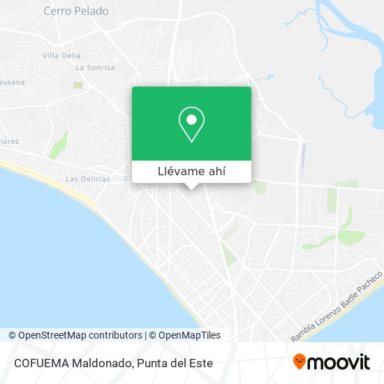 Mapa de COFUEMA Maldonado
